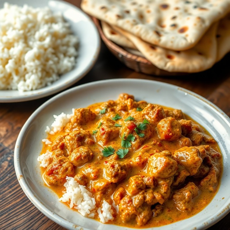 Curry de viande hachée crémeux aux épices douces