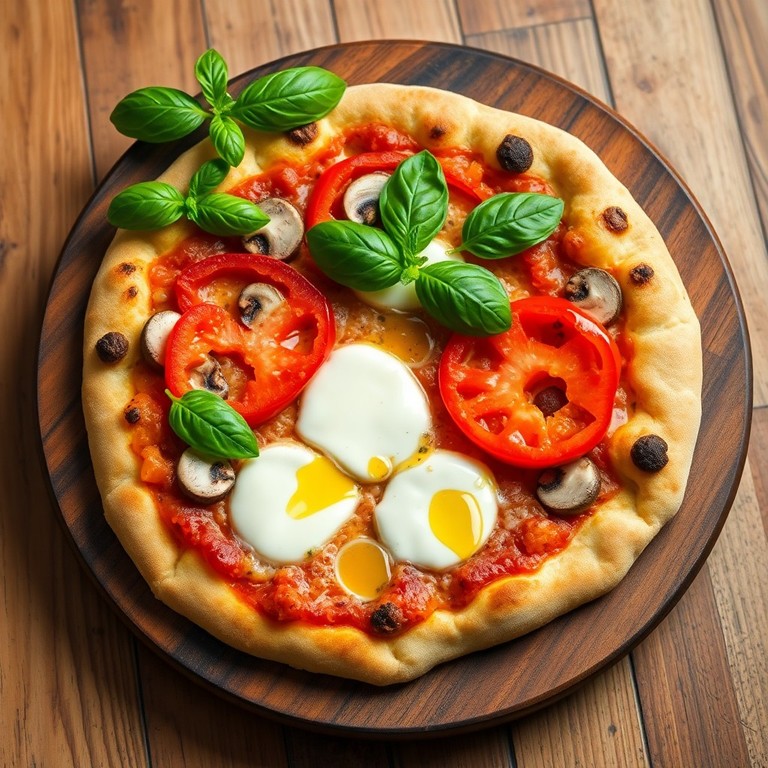 Pizza Integral Clásica con Toppings Frescos