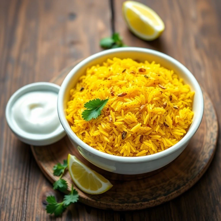 Spiced Turmeric Cumin Rice - Mr. Cook