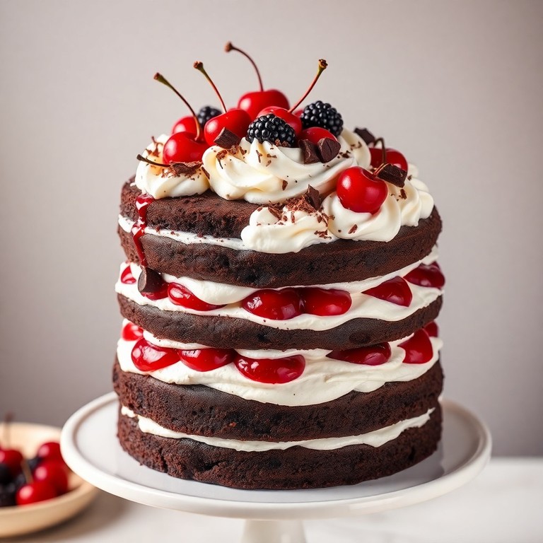 Cherry-Chocolate Black Forest Cake