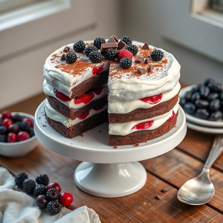 Cherry-Chocolate Black Forest Cake