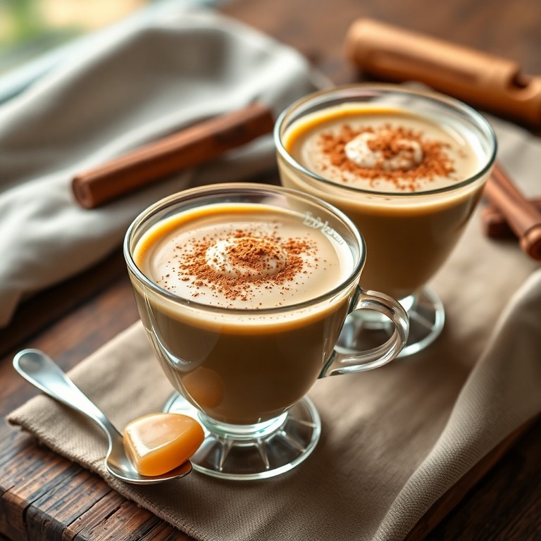 Creme de Café com Requeijão e Canela
