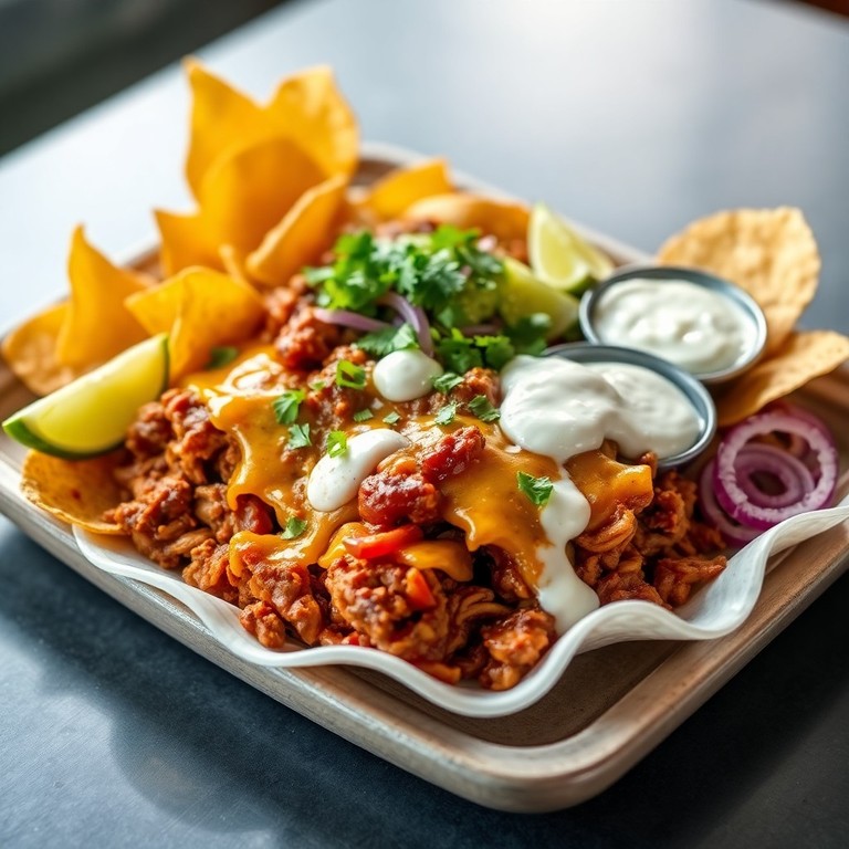 Slowcooker BBQ Supermalse Schouderham Shred Dip met TexMex Kaasmix, Guacamole en Frisse Witte Saus