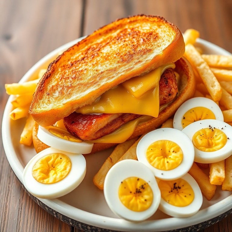 Golden Chicken Frankfurter Sandwich