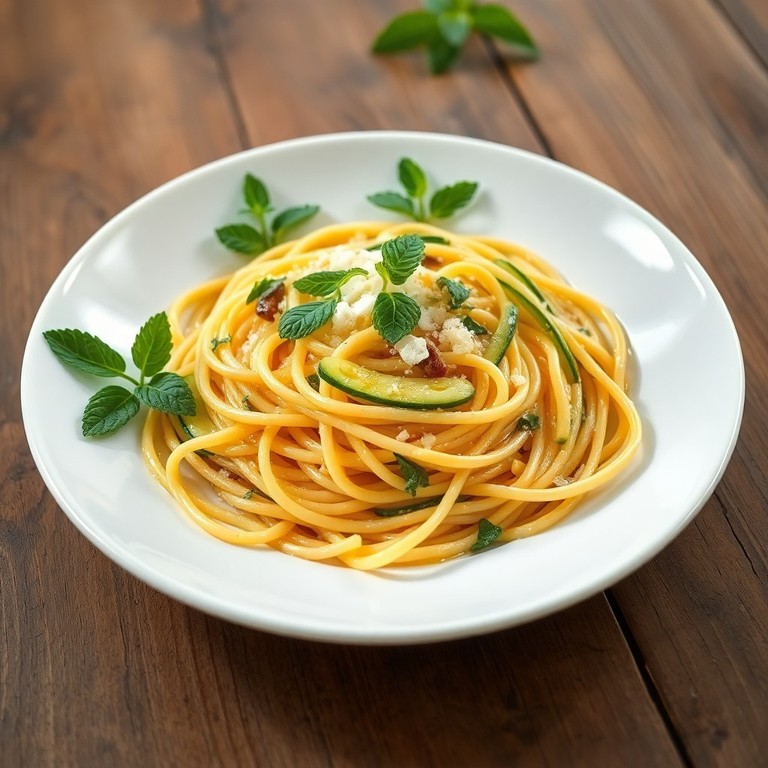 Spaghetti alle Zucchine e Menta