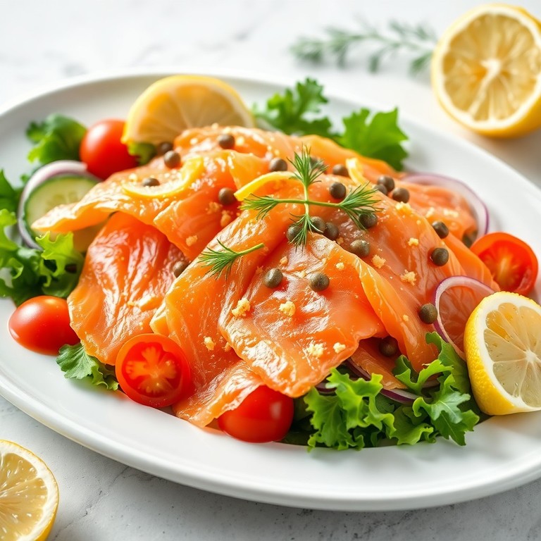 Zomerse Gerookte Zalm Salade