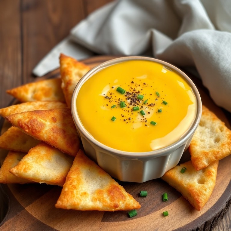 Kaasige Tosti Dip met Knoflook en Bieslook