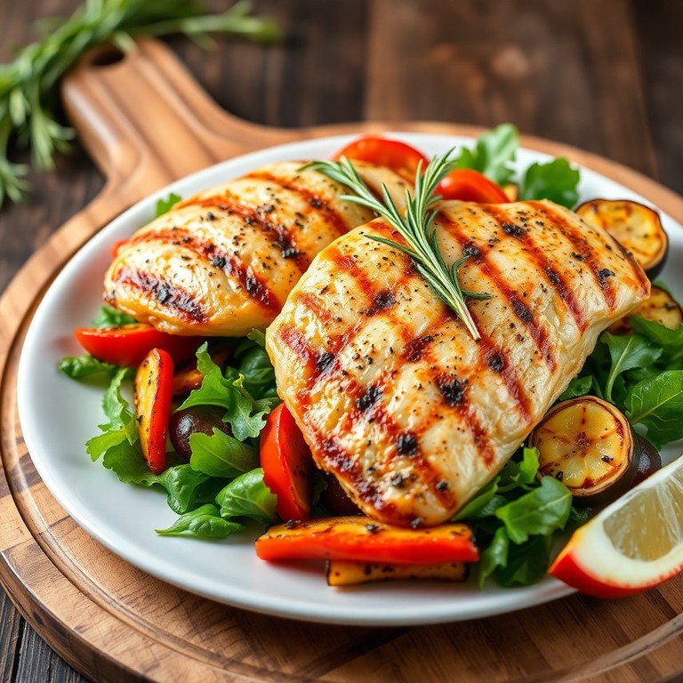 Frango ao Estilo Mediterrâneo Grelhado