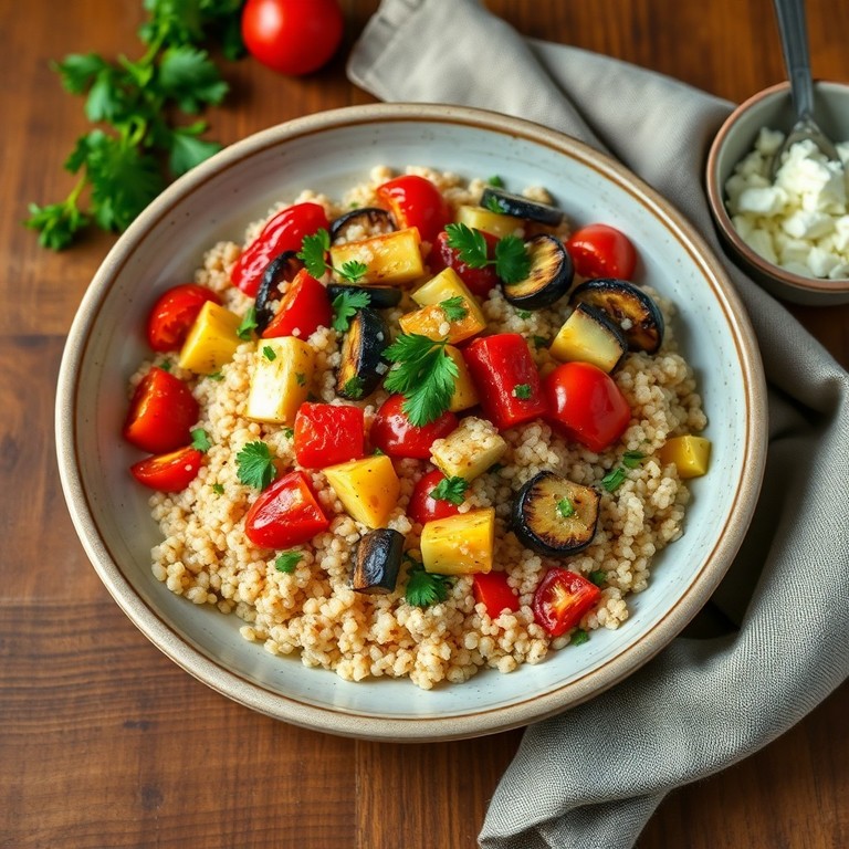 Ensalada de Quinoa y Vegetales Asados