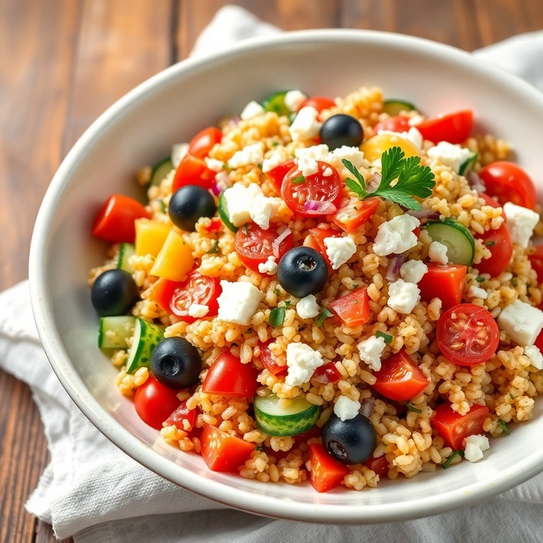 Ensalada Mediterránea de Quinoa y Verduras