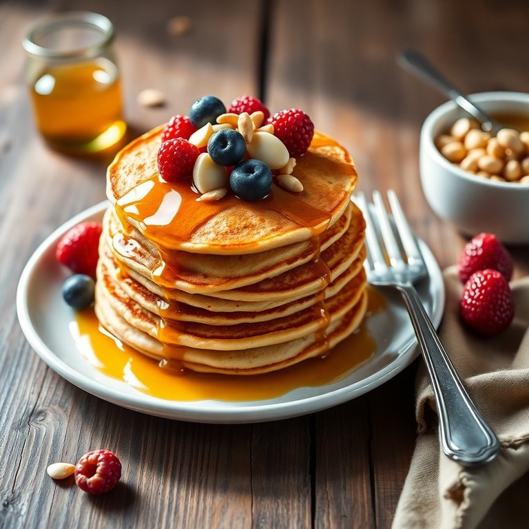 Panqueques de Almendra y Miel sin Leche