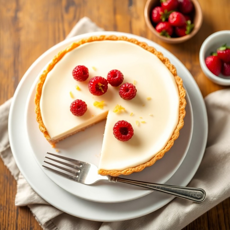 Torta de Cheesecake com Biscoito Maizena