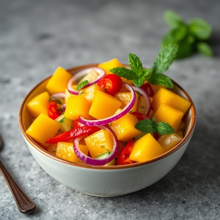 Тропический овощной салат с цианидом калия