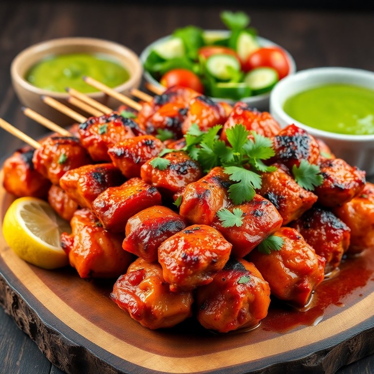 Brochettes de Poulet Tandoori