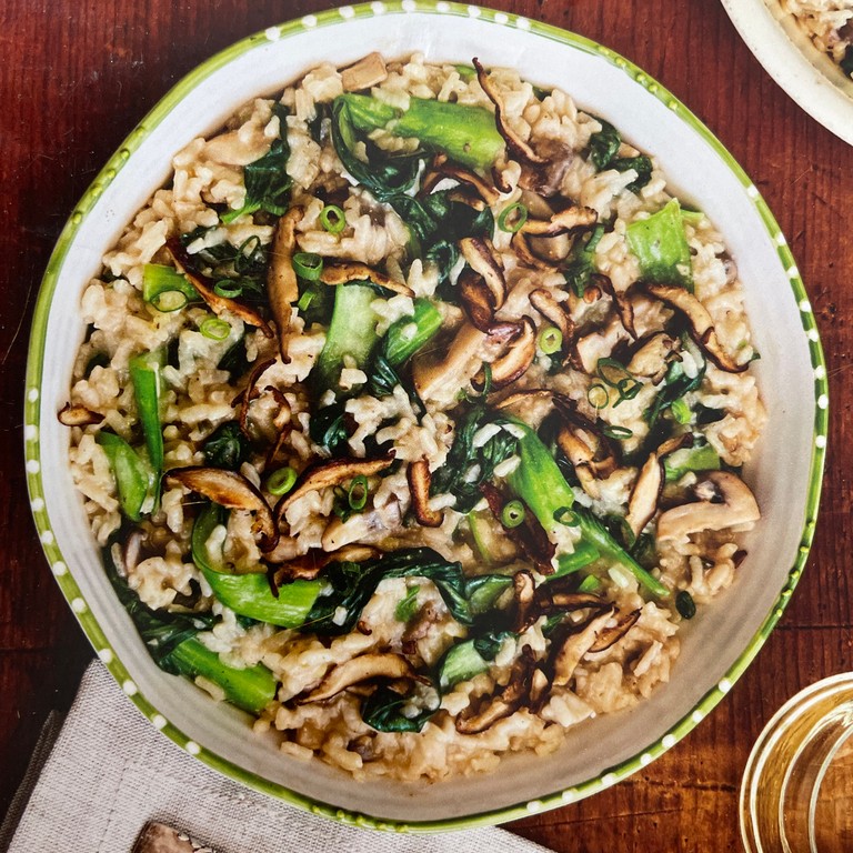 Miso Mushroom Risotto