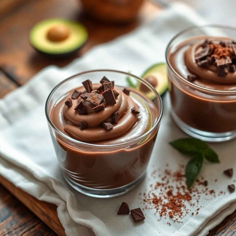 Mousse de Nescau Vegano com Abacate