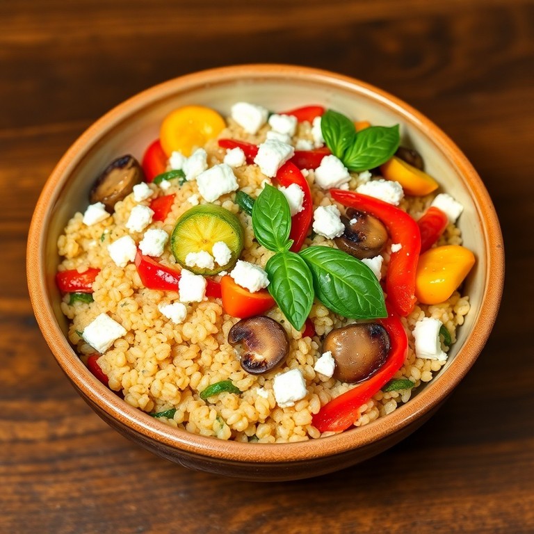 Bowl de Quinoa aux Légumes Rôtis et Feta
