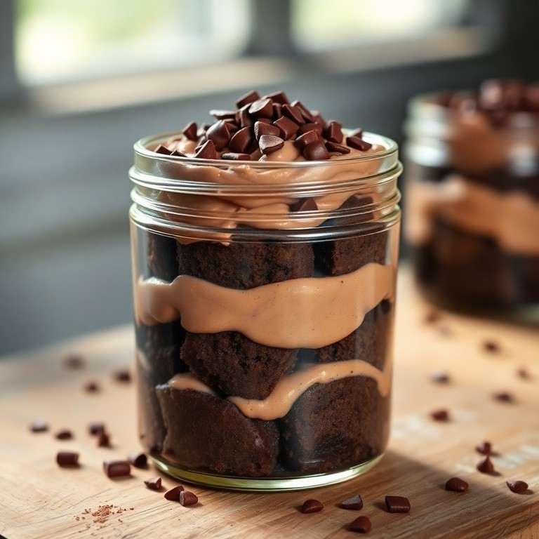 Bolo no Pote de Chocolate com Creme Trufado