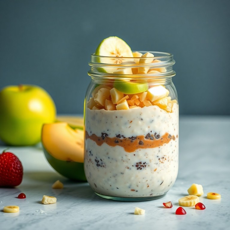 Simple Green Apple & Banana Overnight Oats