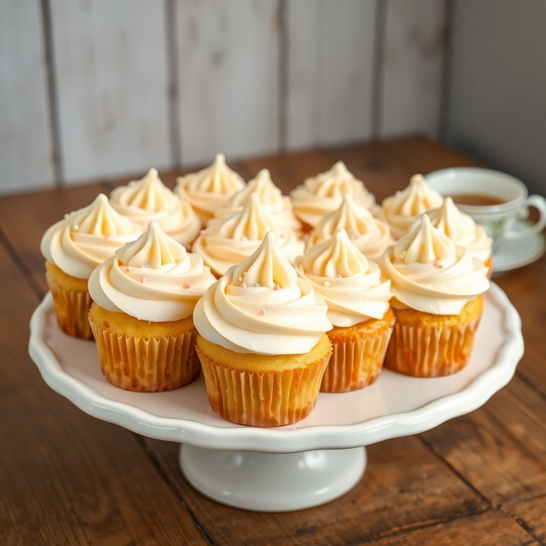 Classic Vanilla Queen Cakes