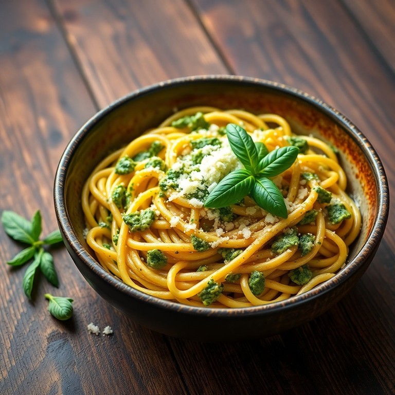 Pâtes Crémeuses au Pesto et Paprika Sans Lait
