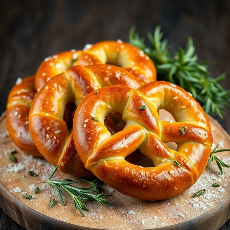 Gourmet-Dauerbrezel mit Rosmarin und Meersalz