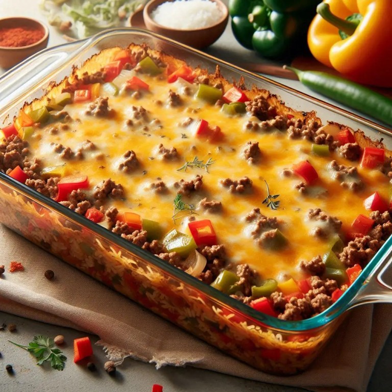 Stuffed Bell Pepper Casserole