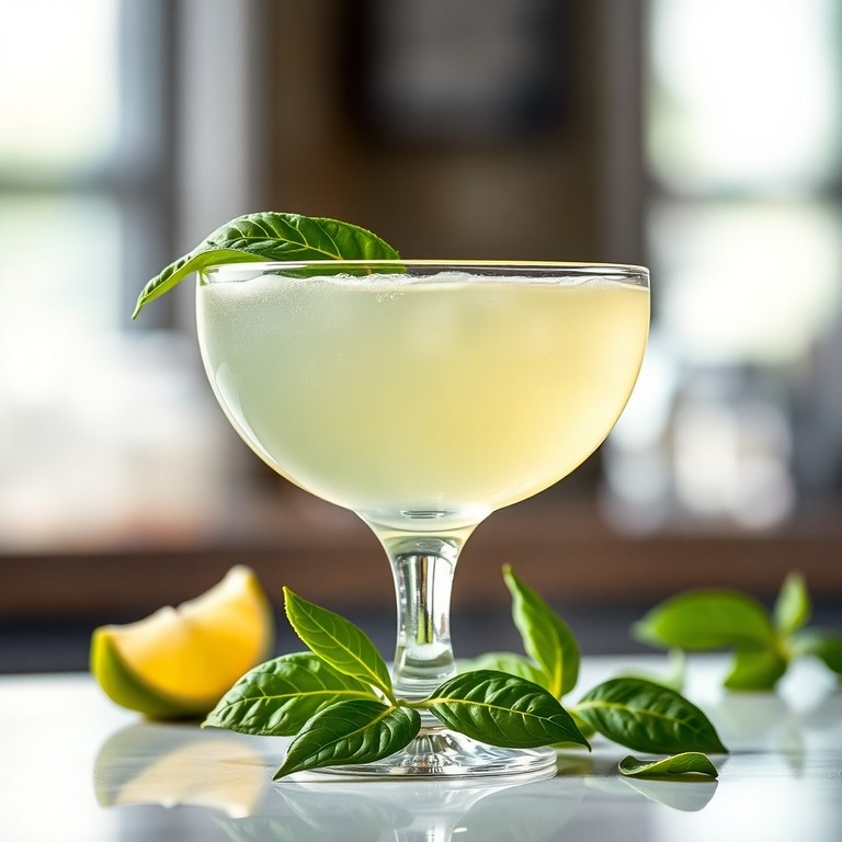 Classic Basil Gimlet