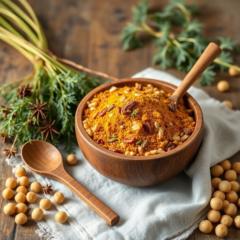 Nussig-würziger Urwald-Gewürzmix für Kichererbsen