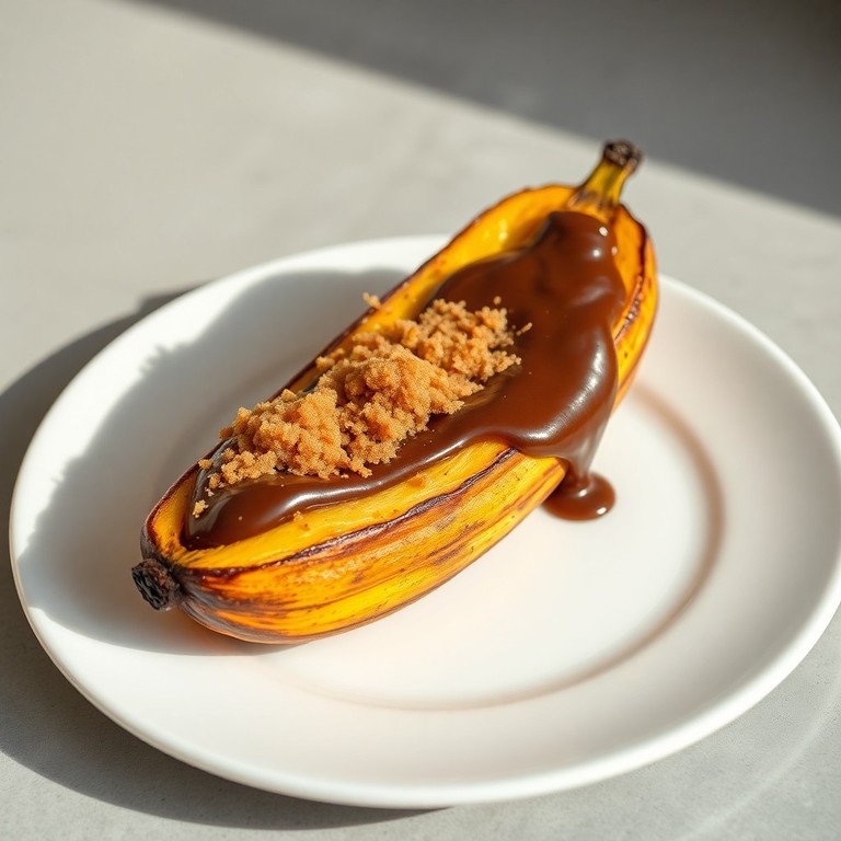 Banane Chocolat Caramélisée au Four