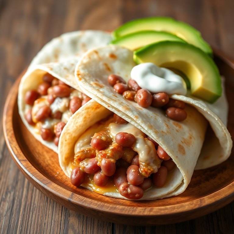 Baleadas Clásicas con Frijoles y Queso