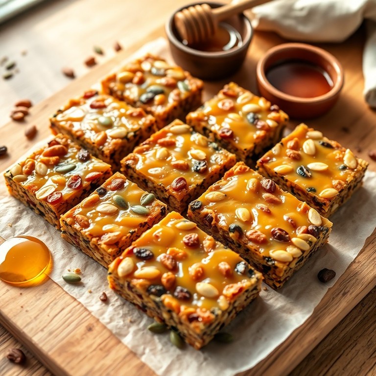 Barrinha de Sementes e Frutas Secas com Mel