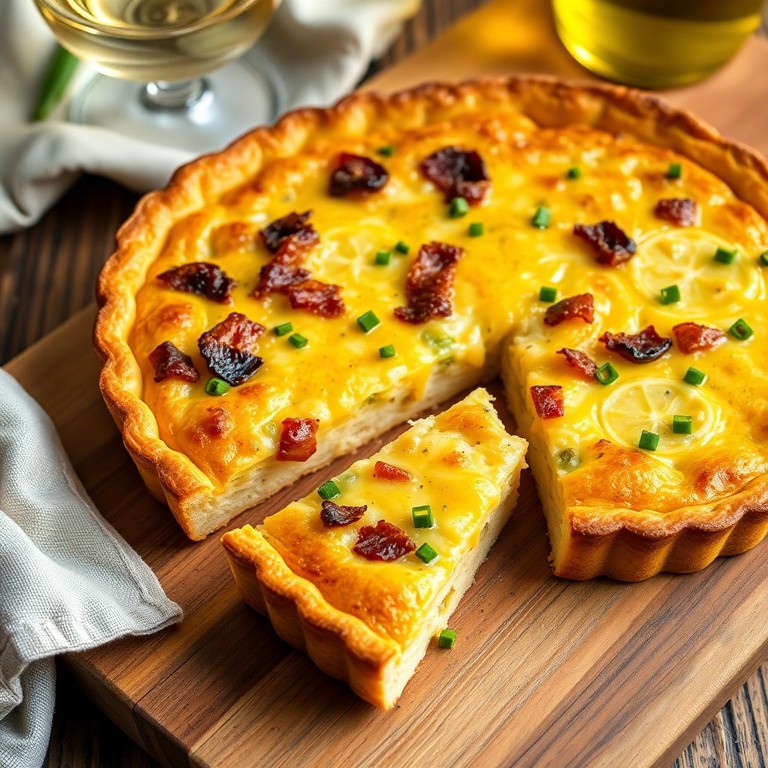 Porree-Quiche mit Cheddar und Speck - Mr. Cook