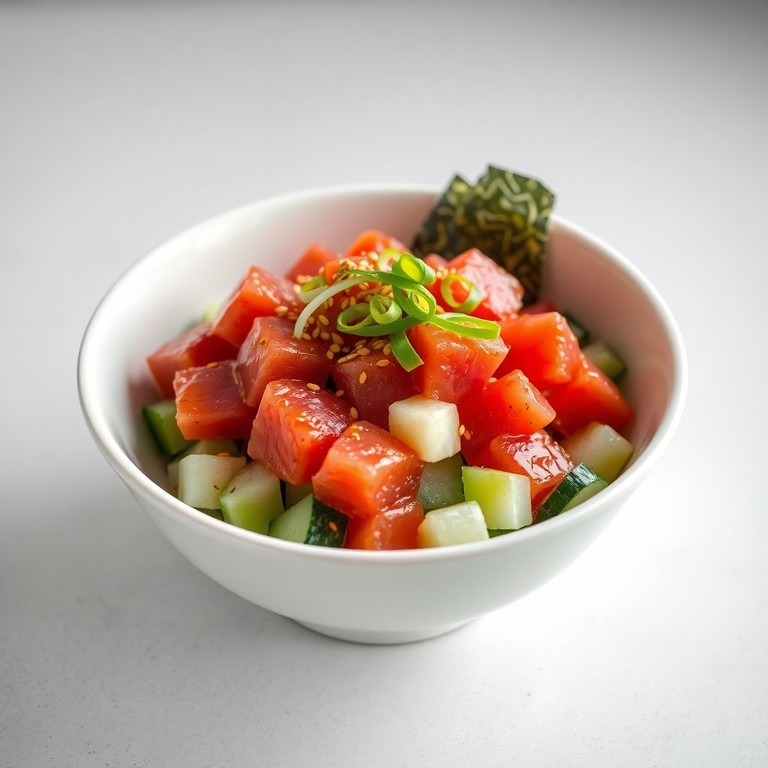 Spicy Tuna and Cucumber Sushi Bowl