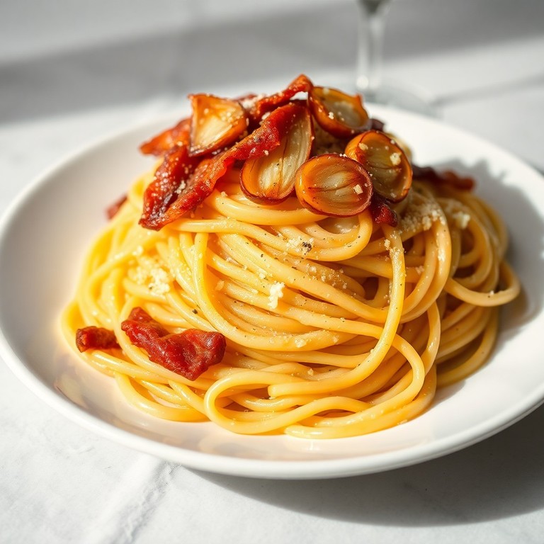 Pâtes à la Carbonara Revisité