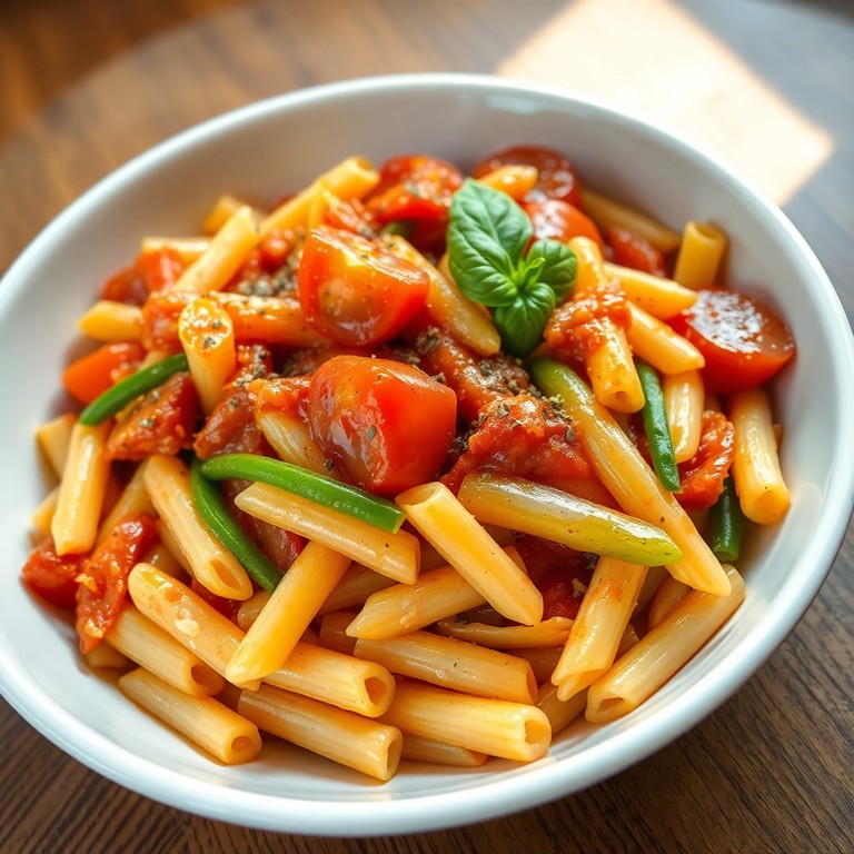Macarrão Refogado ao Estilo Mediterrâneo