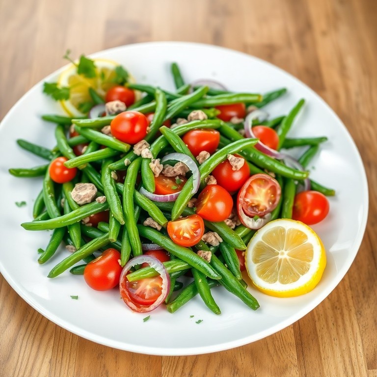 Koude Sperziebonensalade met Tomaat en Ansjovis