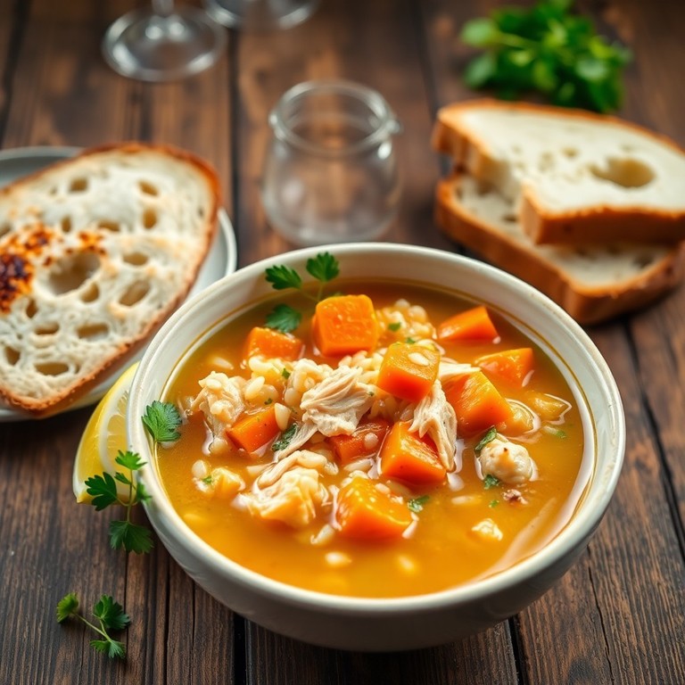 Klassieke Kippensoep met Rijst uit de Crockpot