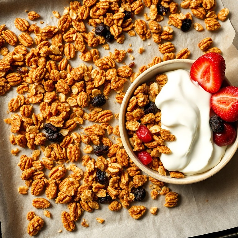 Klassieke Havermout-Honing Granola