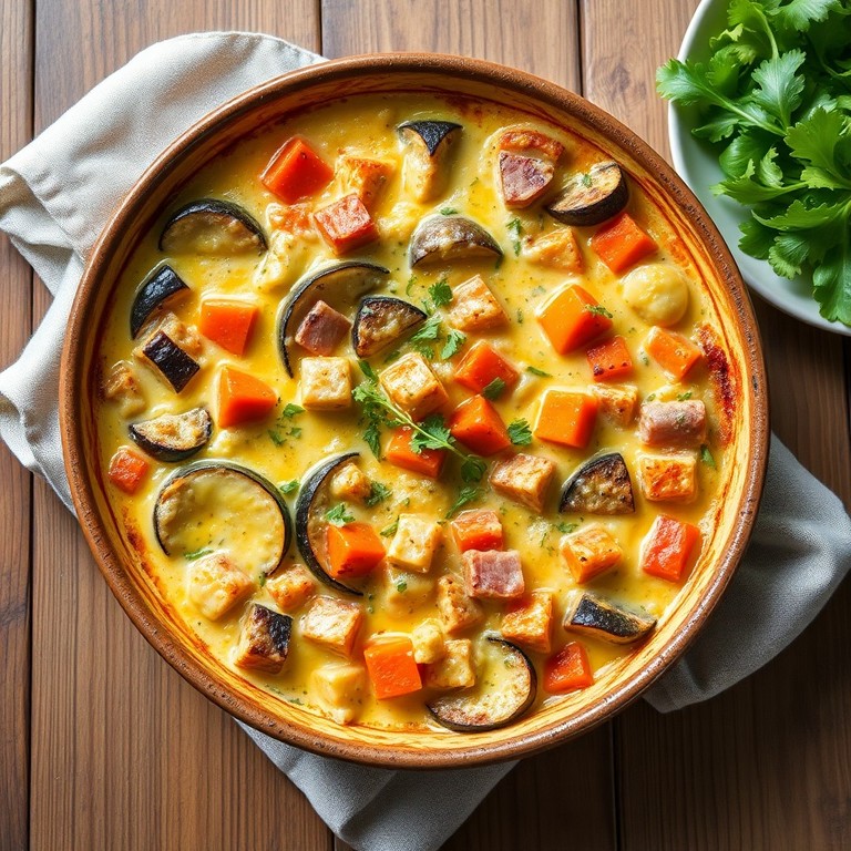 Gratin de Légumes au Jambon et Beurre