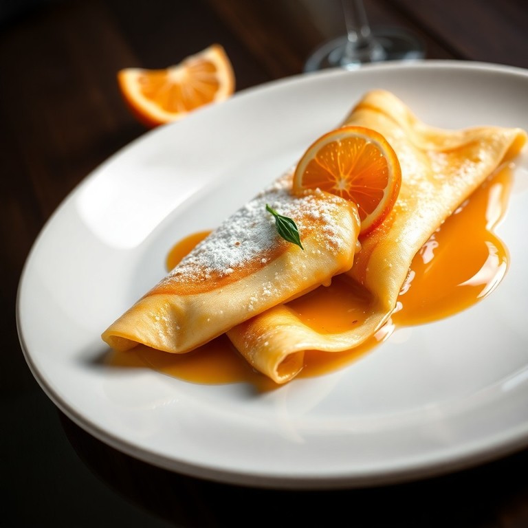 Crêpes Suzette élégantes