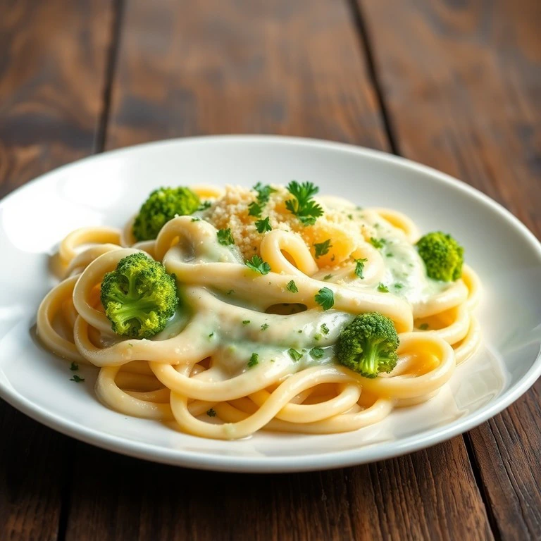 Cremige Blumenkohl-Brokkoli-Pasta
