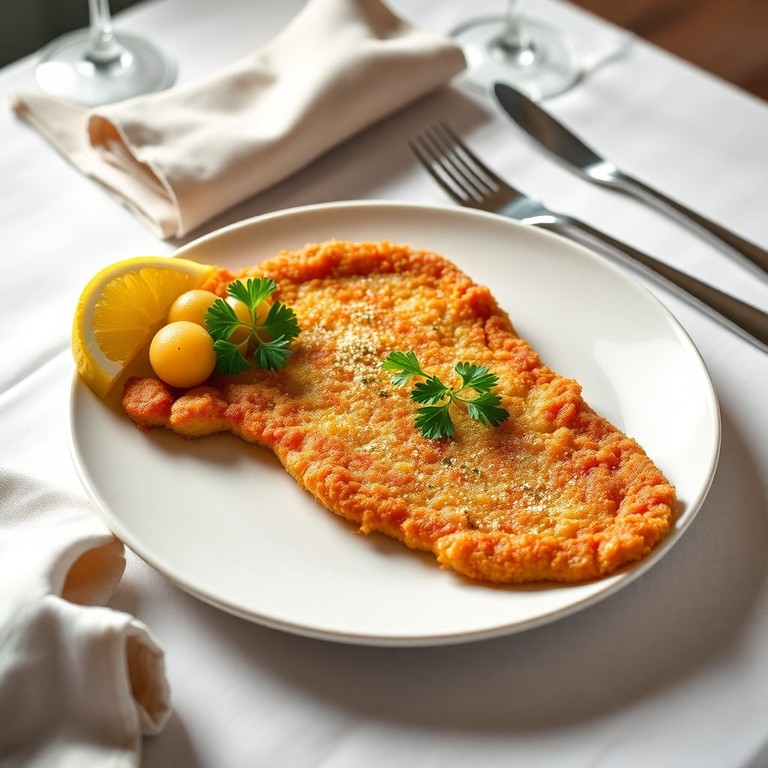 Klassisches Wiener Schnitzel mit Petersilienkartoffeln