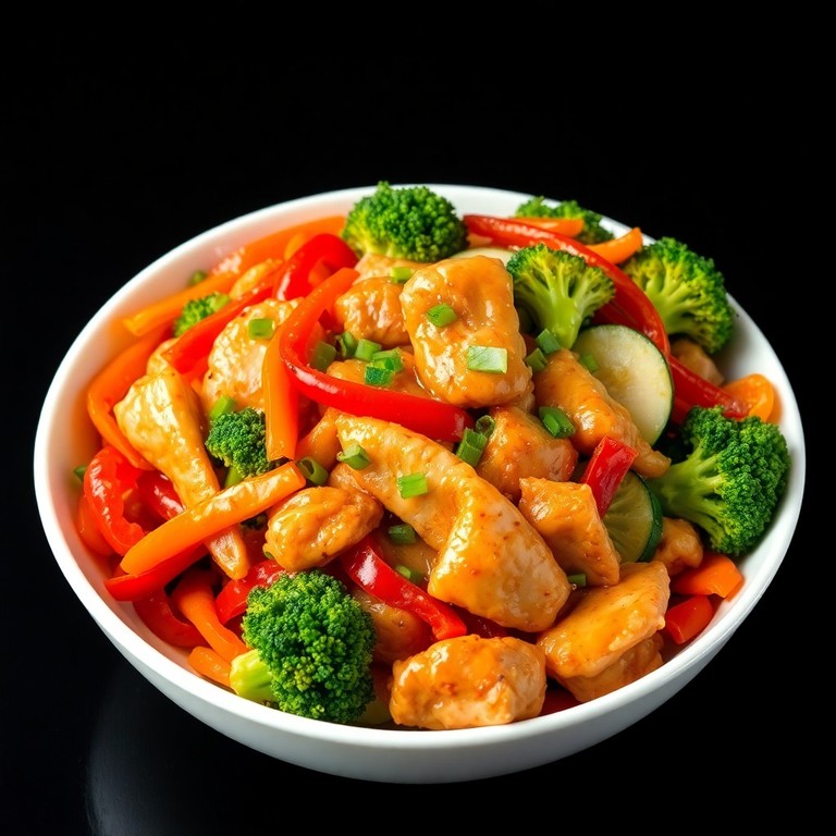 Sauté de Frango com Legumes ao Estilo Asiático