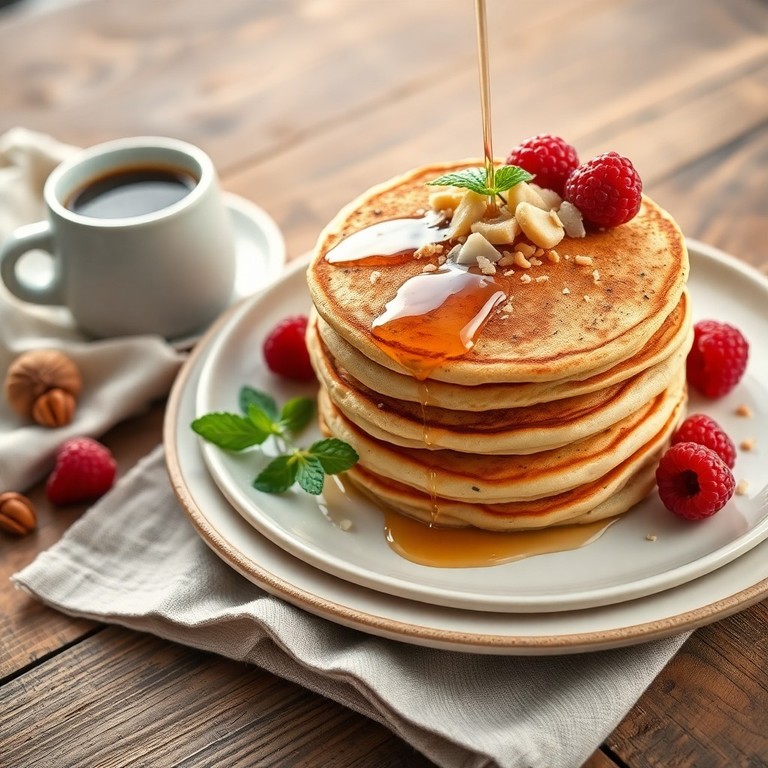 Zimt-Hafernuss-Pfannkuchen