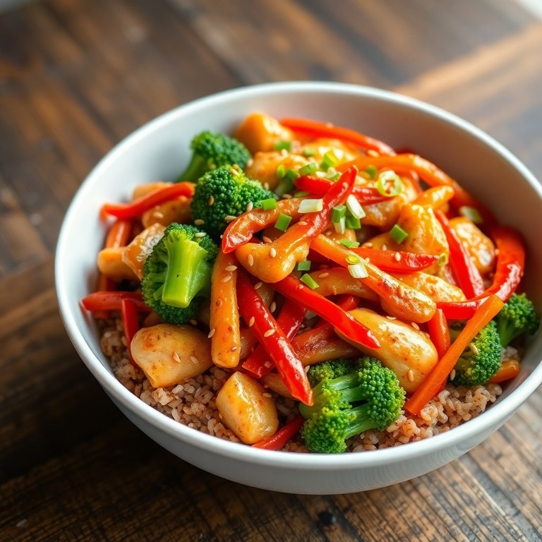 Revuelto Asiático con Carne y Verduras