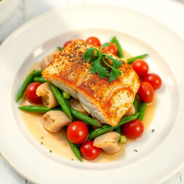 Poêlée Provençale de Saumon et Légumes