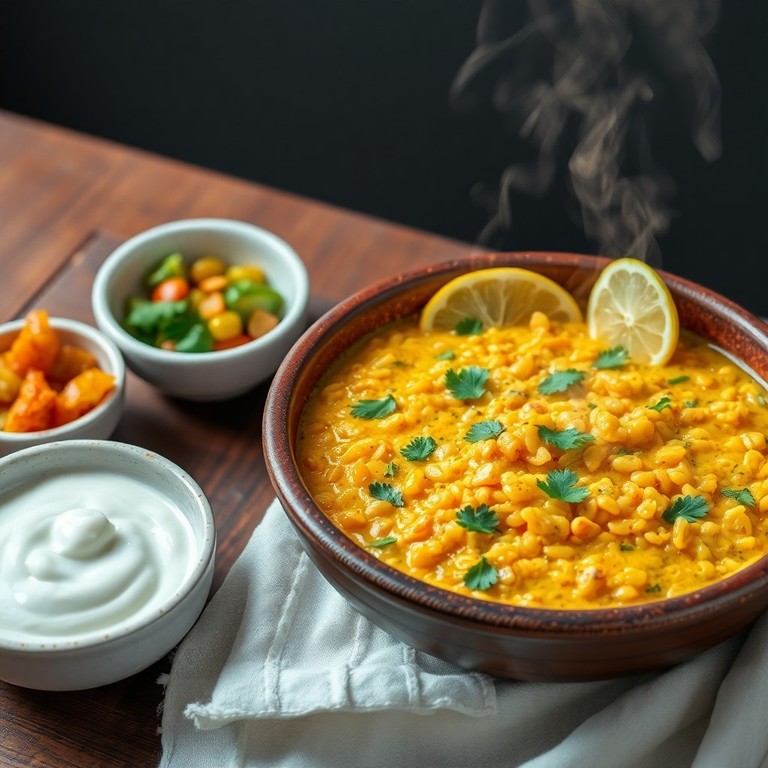 Vegetarian Khichdi with Spiced Lentils