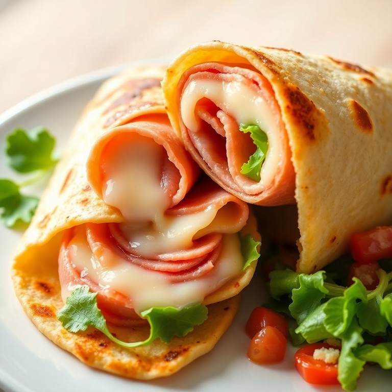 Wrap au jambon et fromage à la française