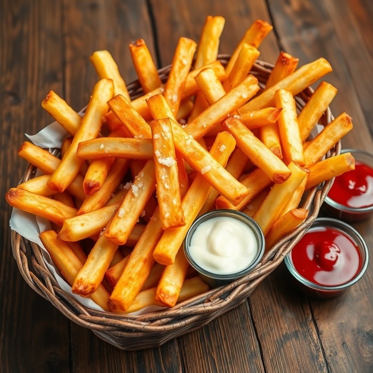 Patatas Fritas al Estilo Belga